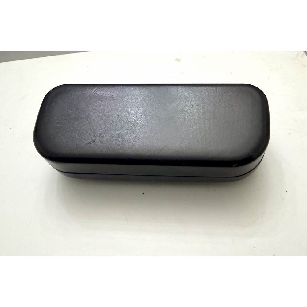 Coach Black Hard Clamshell Case w. Embossed Logo Sunglasses Glasses Eyeglasses - Picture 4 of 6